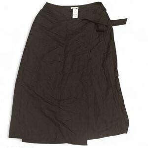 LOFT Black Midi Skirt